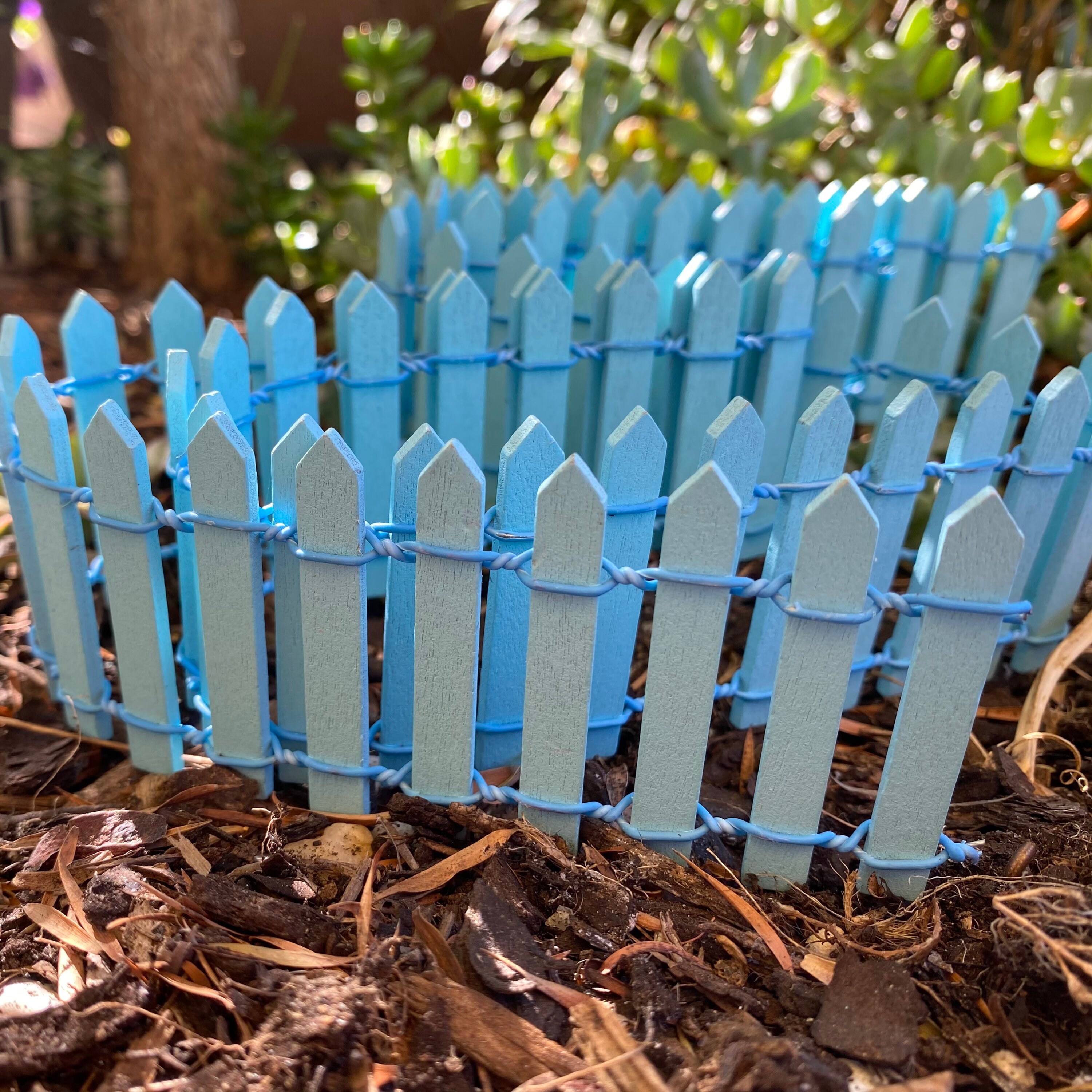 Fairy Garden Picket Fence Fairy Garden Accessory Etsy Australia