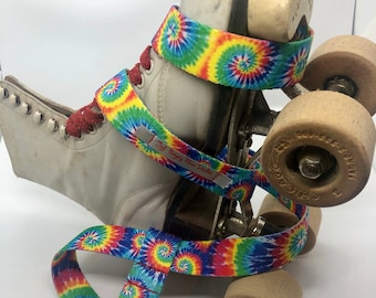Tie-Dye Skate Leash, Adjustable Skate Strap, Yoga Strap