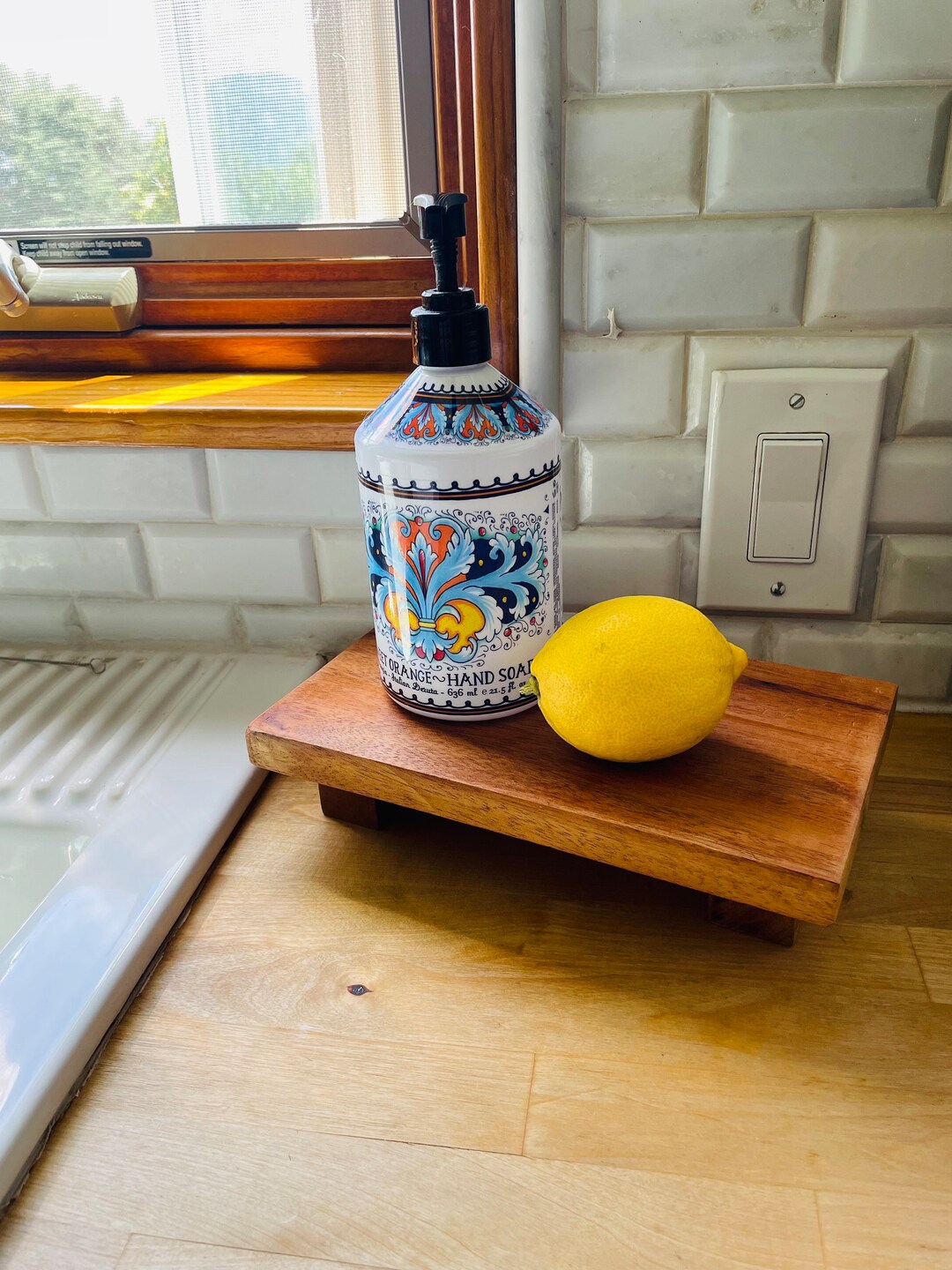 Repurposed, Mahogany Wood Riser - Etsy