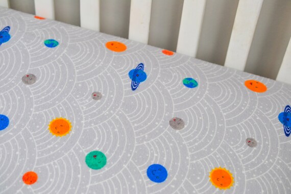 solar system crib bedding