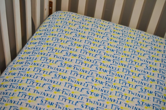 Twinkle Twinkle Baby Bedding Set Star Crib Bedding Sheet And Etsy
