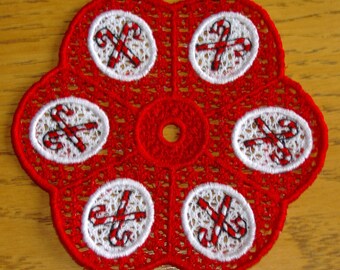Christmas Lace Machine Embroidery Designs