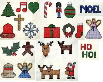 Christmas Cross Stitch Machine Embroidery Designs
