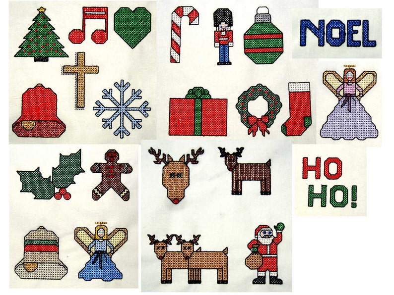Christmas Cross Stitch Machine Embroidery Designs Etsy