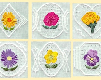 Small Floral Motif Machine Embroidery Designs