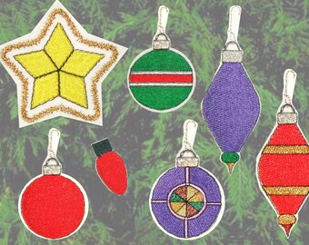 Ornaments!  Machine Embroidery Designs