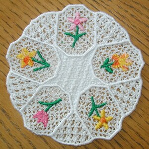 Spring Lace Machine Embroidery Designs