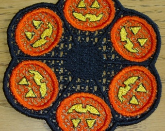 Pumpkin Lace Machine Embroidery Designs