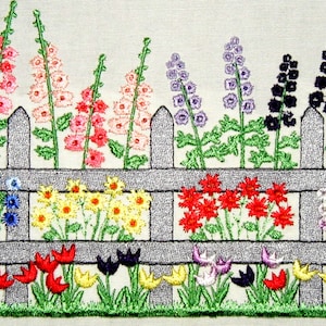 In the Garden Large Machine Embroidery Designs