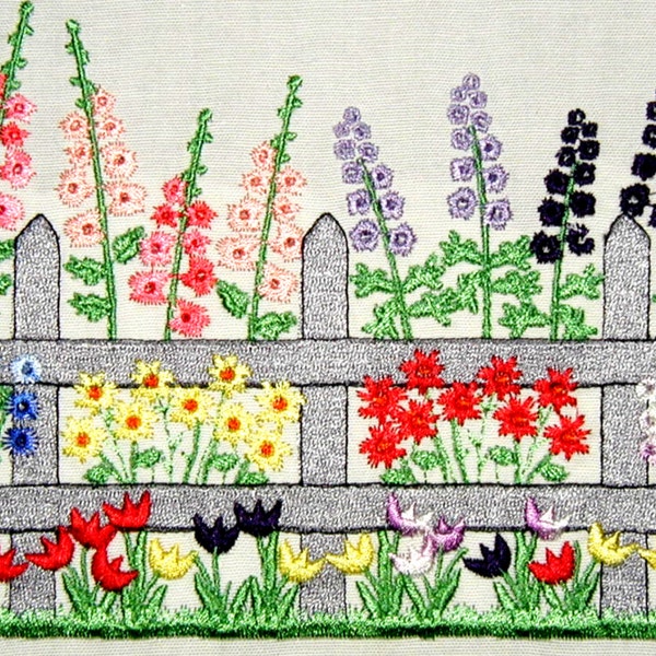 In the Garden Large Machine Embroidery Designs