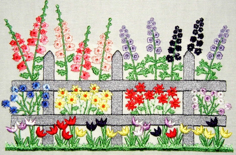 In the garden large machine embroidery designs  etsy In the garden large machine embroidery designs  etsy