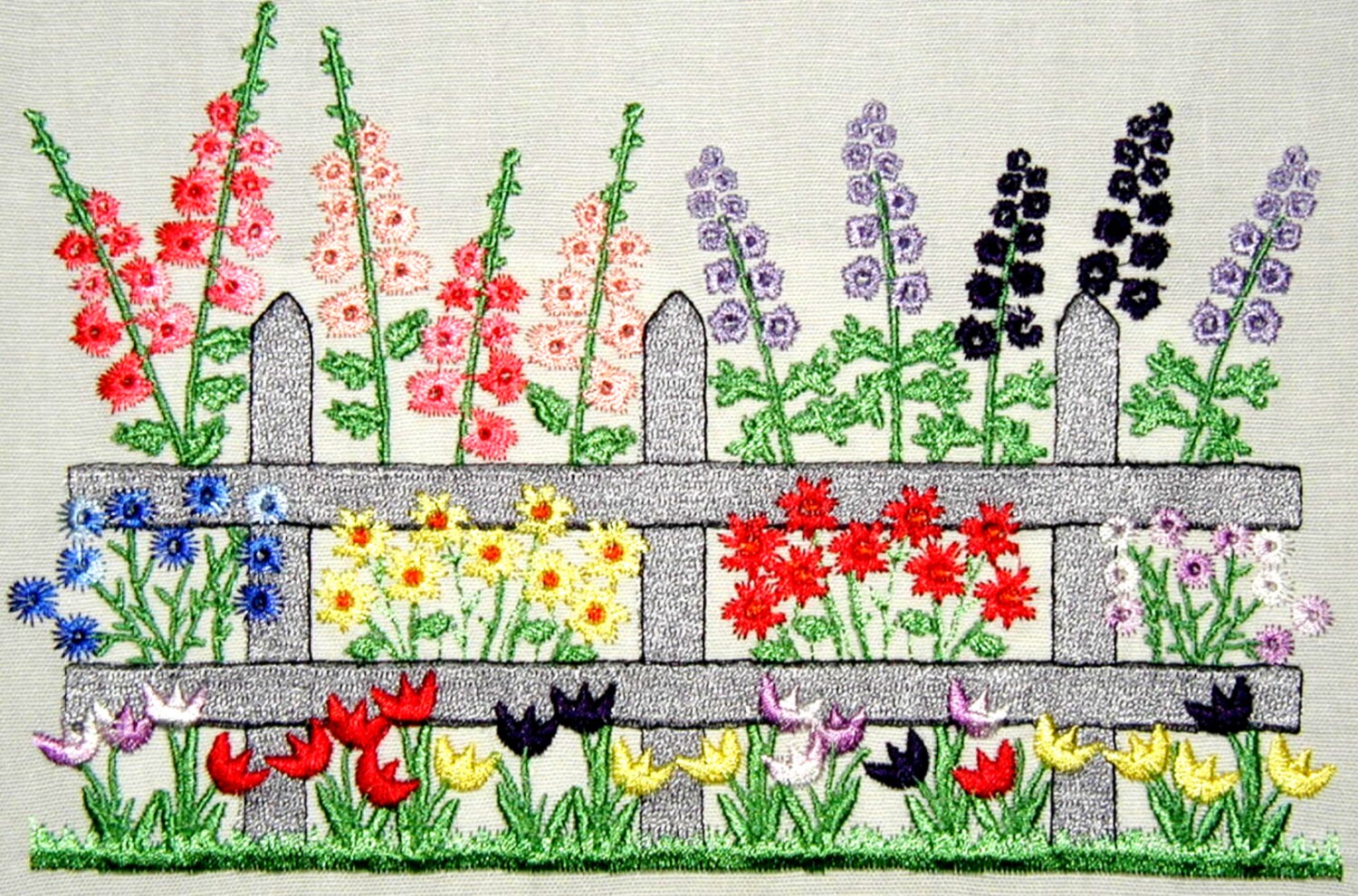 In the Garden Large Machine Embroidery Designs Etsy