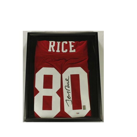 jerry rice framed jersey