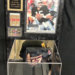 Jerry Rice signierte 127th TD Record Collage 4 signierte Artikel Tri Star / JSA WPP