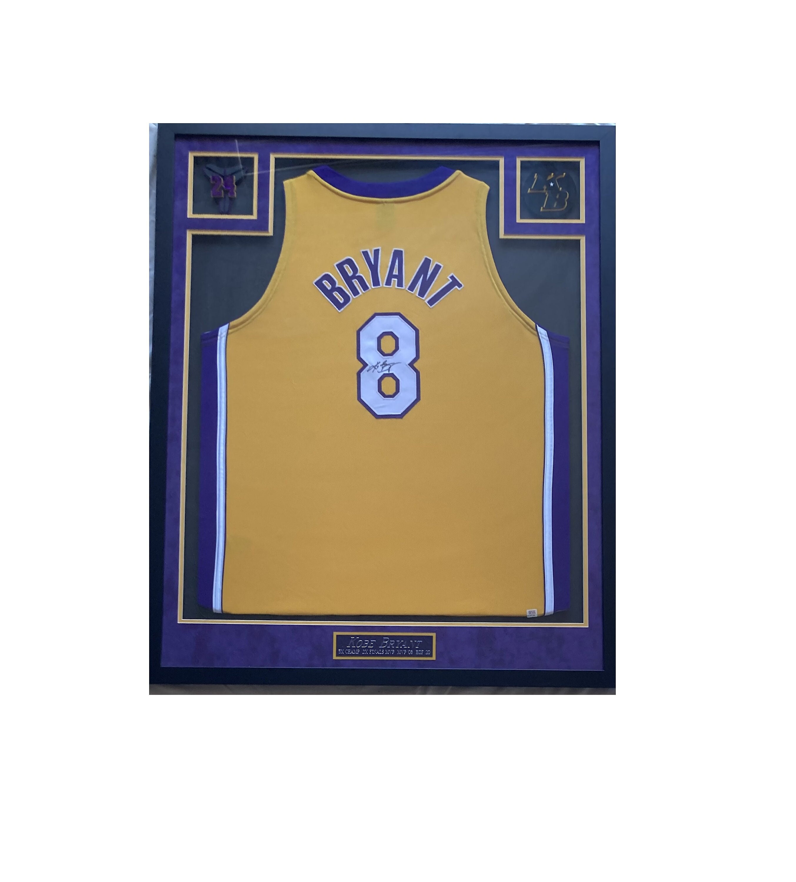 Kobe Bryant Signed 2002-03 Pro Cut Los Angeles Lakers Jersey UDA