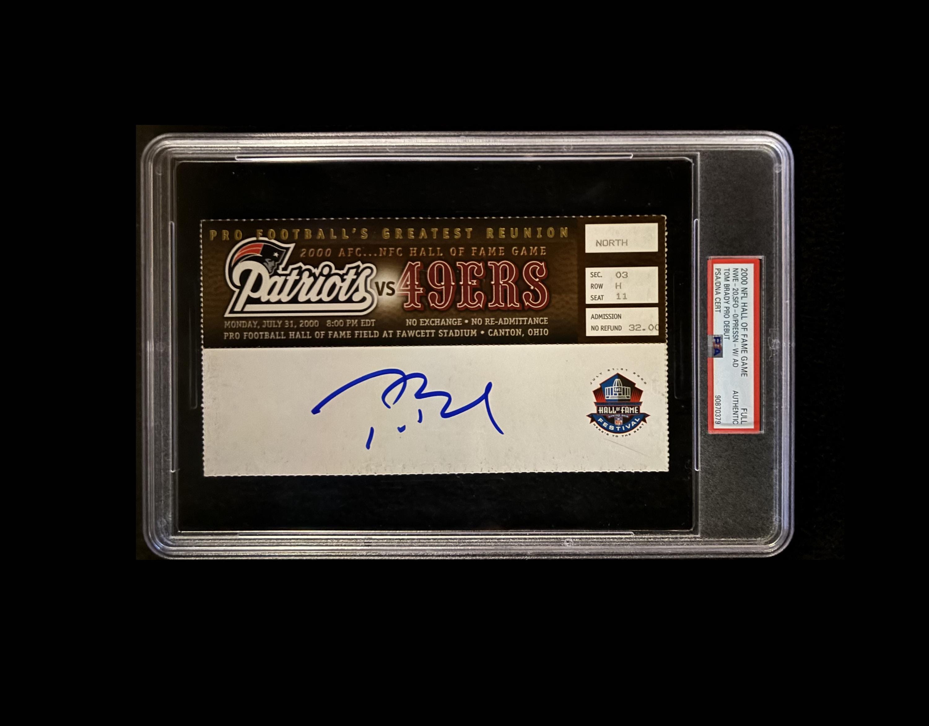 トム・ブレイディ 【TomBrady殿堂入り記念品パック】 Tom brady rookie card - Etsy 日本