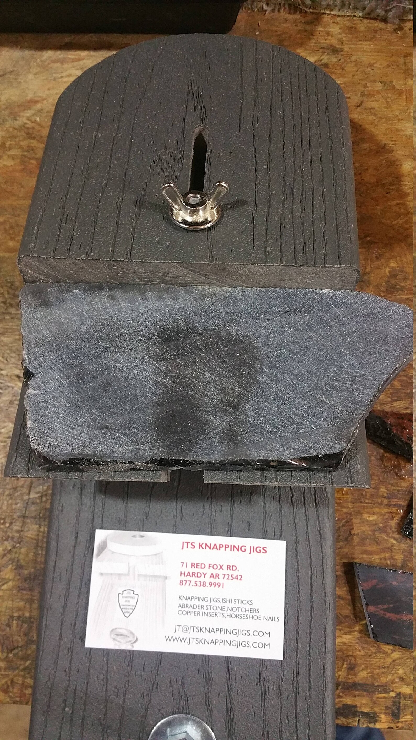 Flint Knapping Jig W/ Delrin Rod ISHI Stick Flaker Etsy