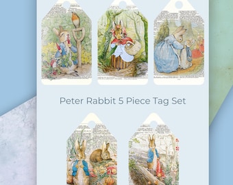 Printable Peter Rabbit Tag Set