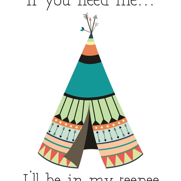 Teepee Nursery - Etsy