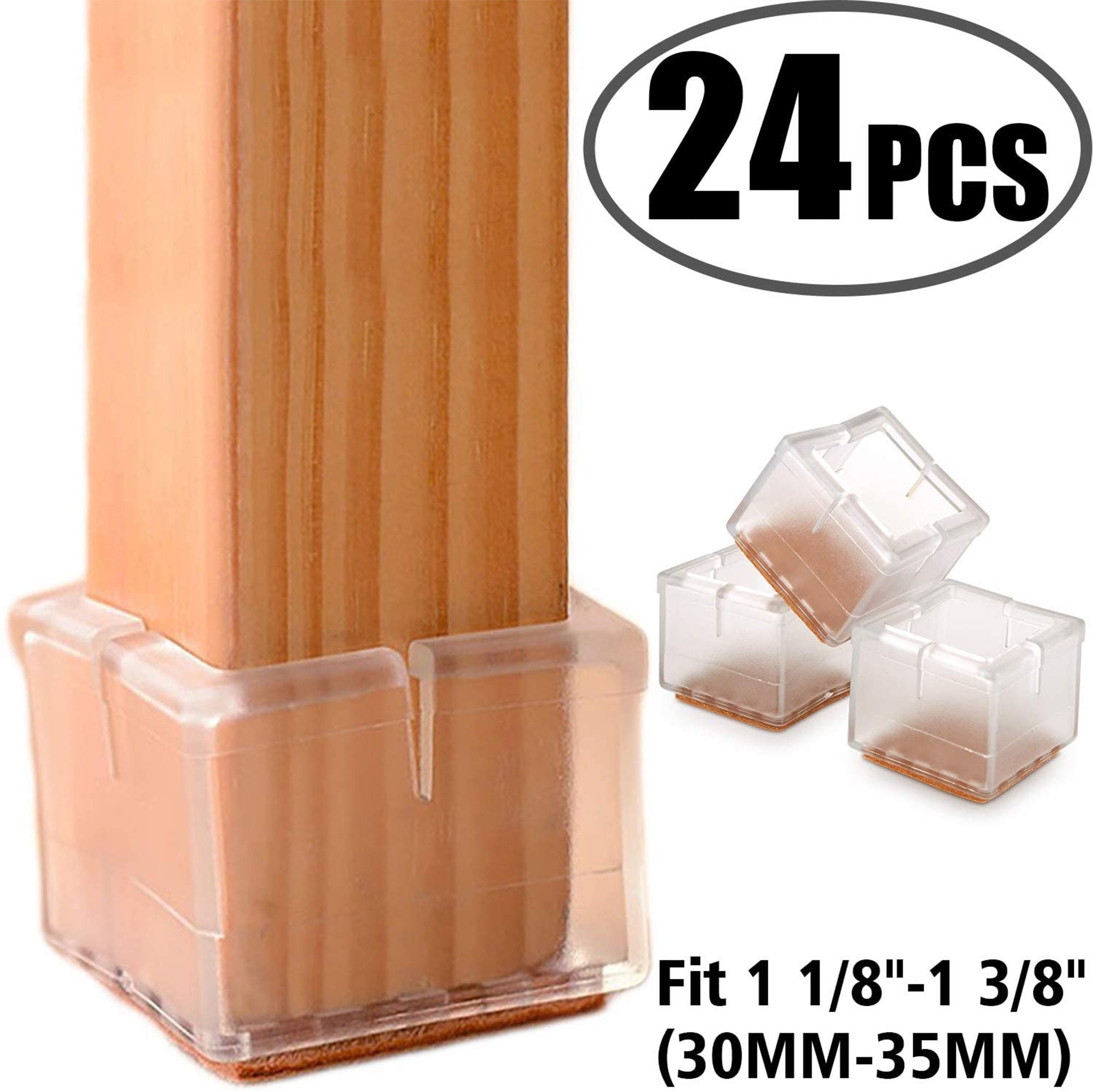 24Pack Anwenk Chair Leg Floor Protectors Silicone Chair Leg Etsy