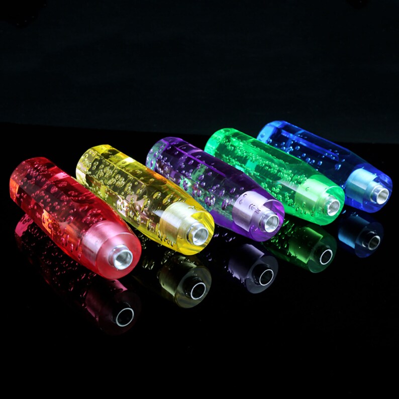 Universal Crystal Bubble LED Luminous Shift Knob Car Shifter Etsy