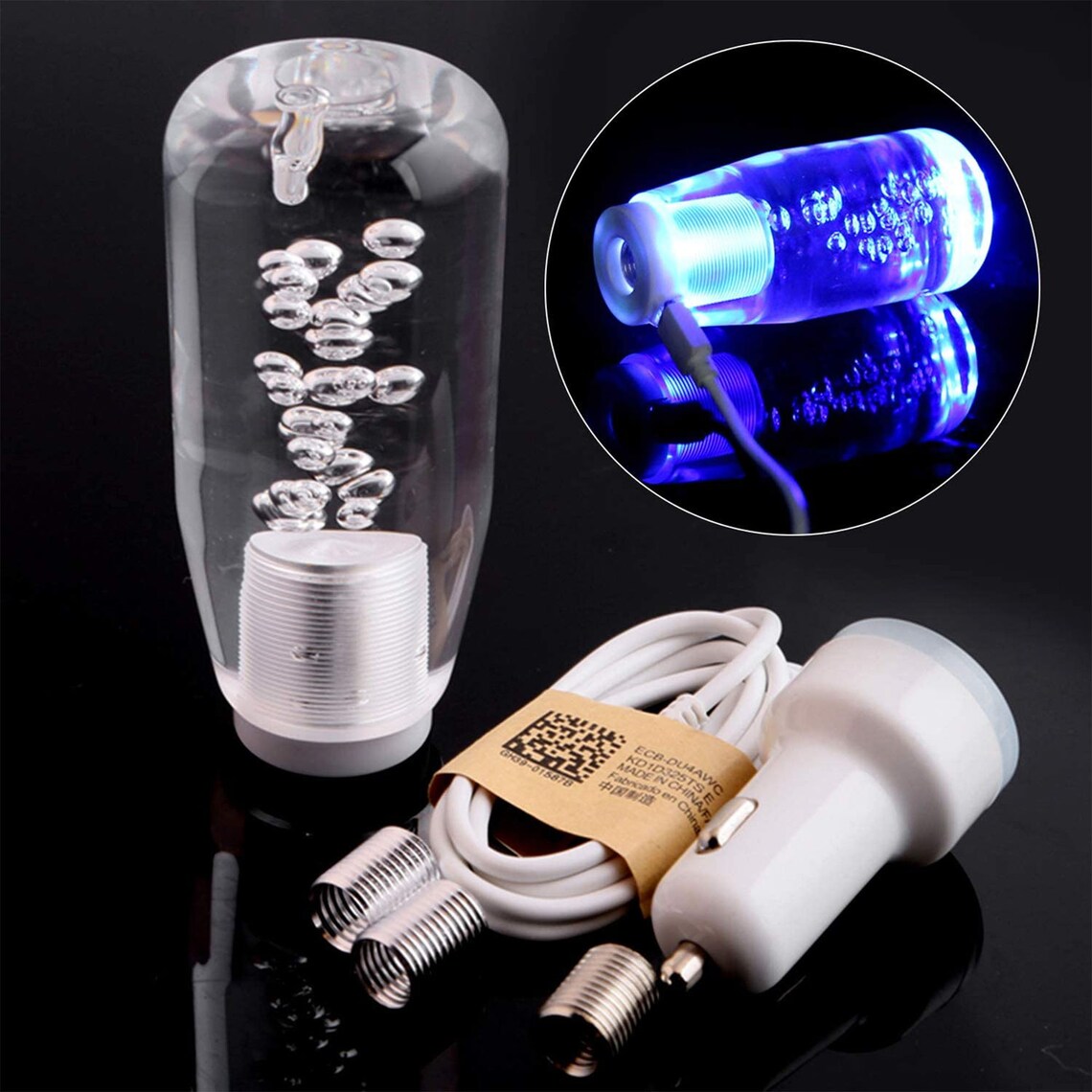 Car Gear Shift Knob Crystal LED Shift Lever Knob Shifting Etsy
