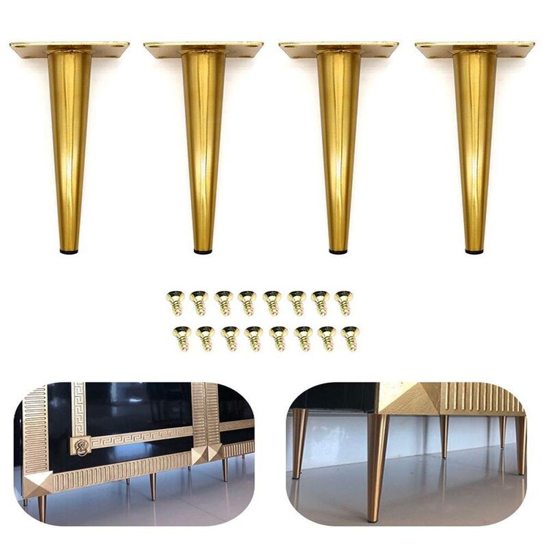 4Pcs 7.5'' Furniture Metal Legs Kitchen Tall Etsy