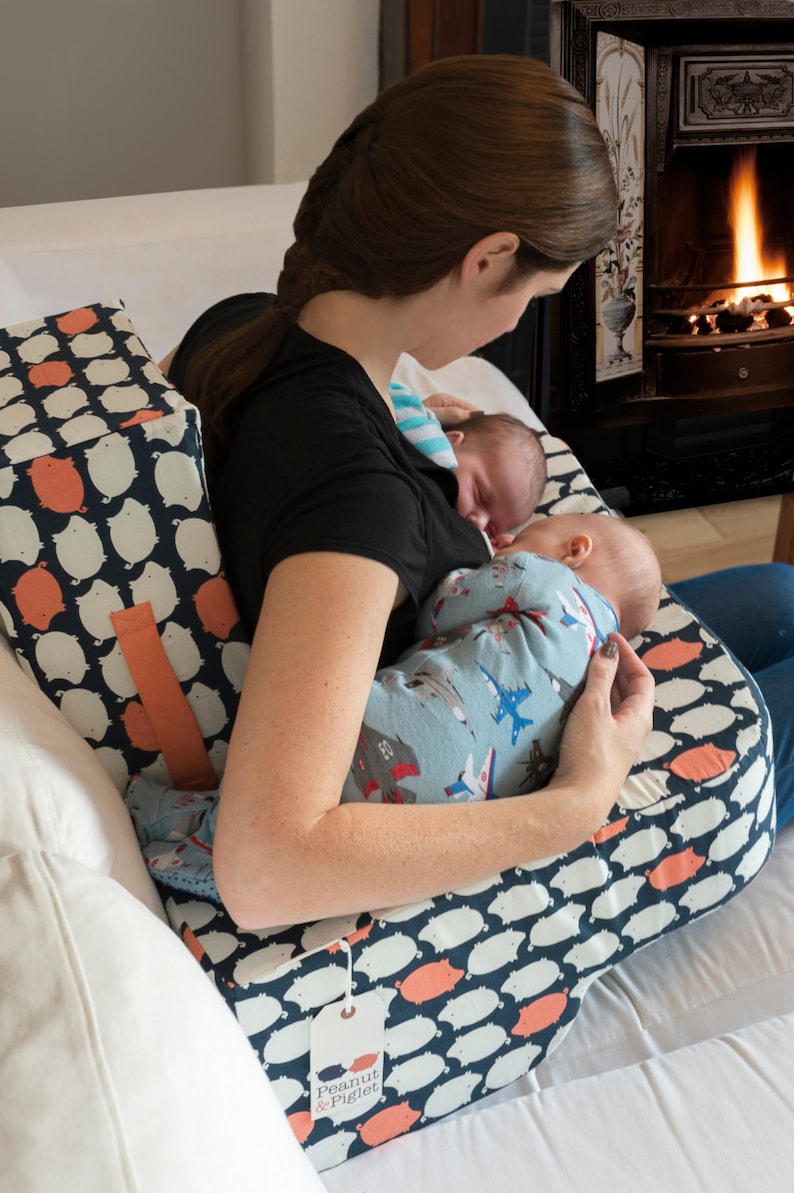 Twin Feeding / Nursing Pillow by Peanut & Piglet image 2