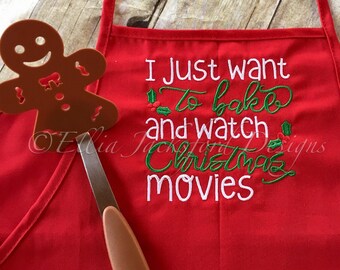 Christmas apron | Etsy