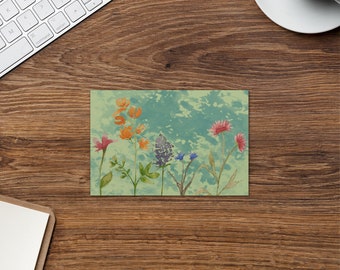 beautiful meadow greeting  card