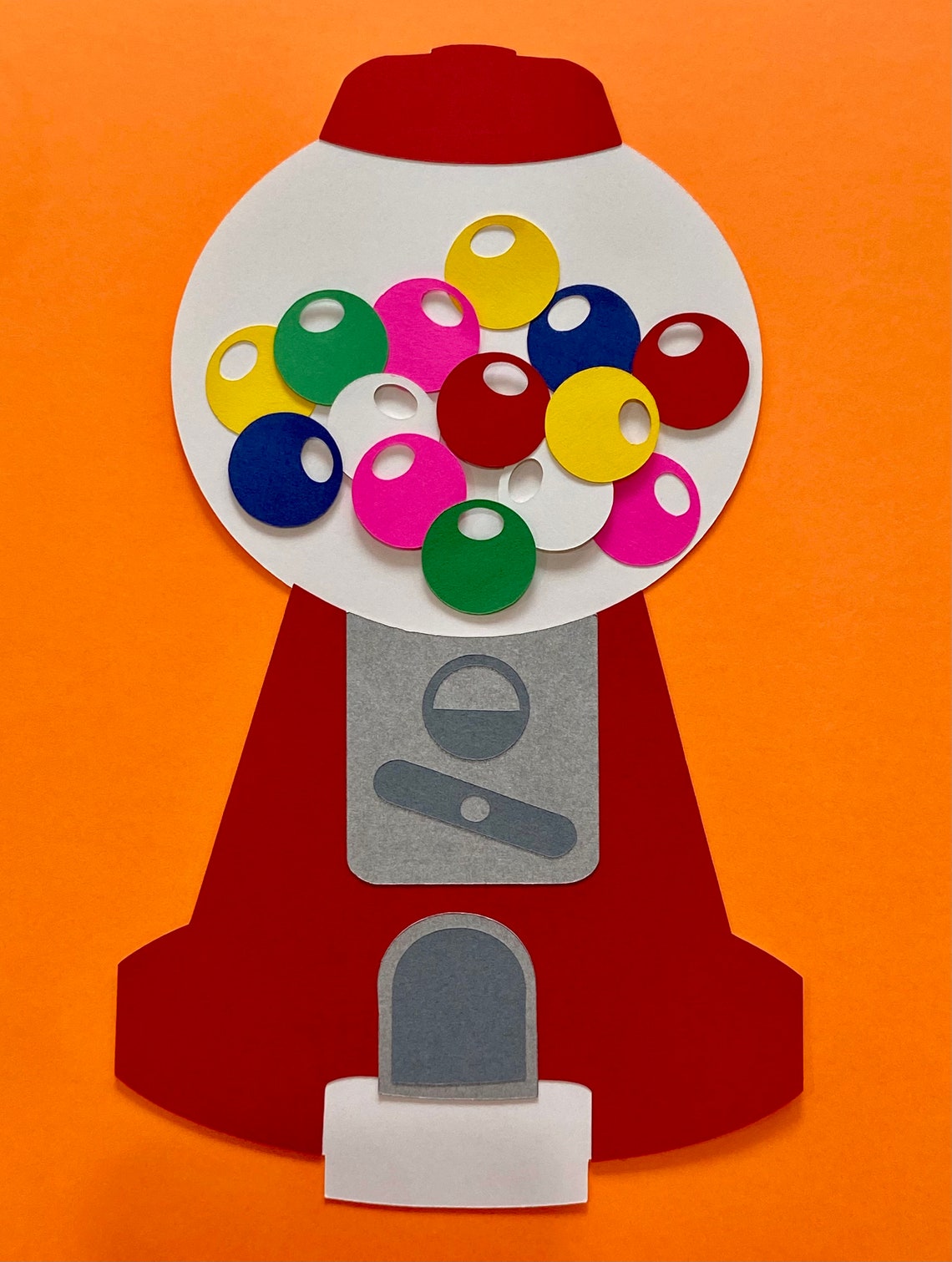 Gumball Machine Cutouts Die Cuts | Etsy