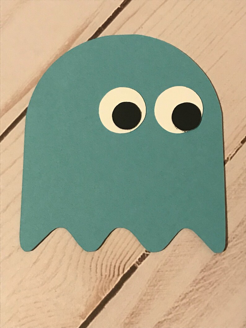 5 Pacman Cutouts | Etsy