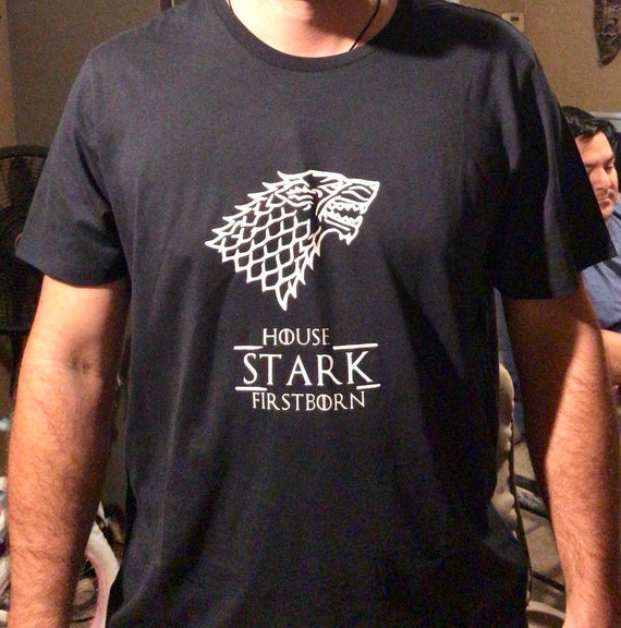 House Stark Game Of Thrones Firstborn Shirt Etsy - roblox game of thrones clothing