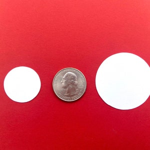 50 Ct White Circles - White Confetti - White Dots