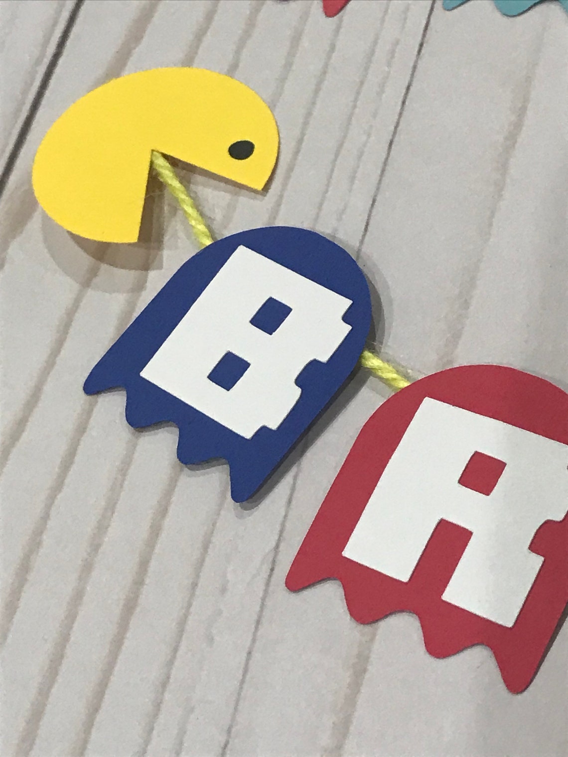 Happy Birthday Pacman Banner | Etsy
