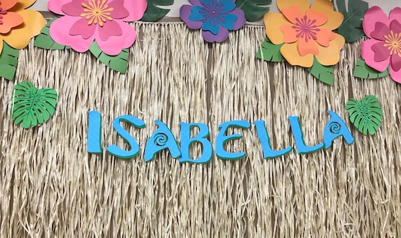 Luau birthday banner, Hawaiian party banner, Hibiscus birthday banner, tropical banner, tiki birthday banner, Hawaiian birthday, aloha party