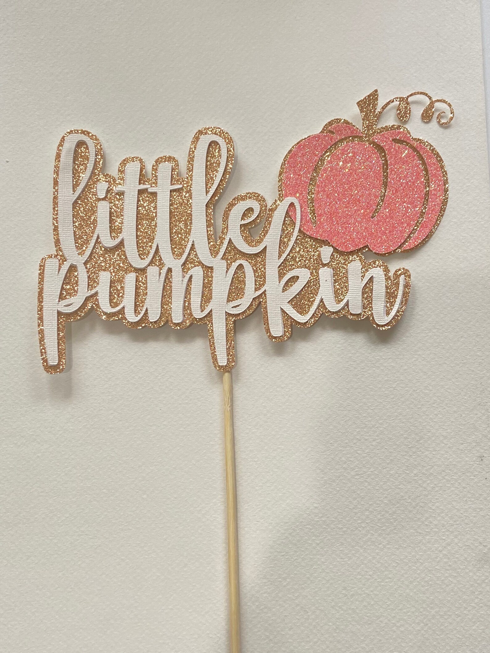 Little Pumpkin Cake Topper Pumpkin Baby Shower Cake Topper Etsy