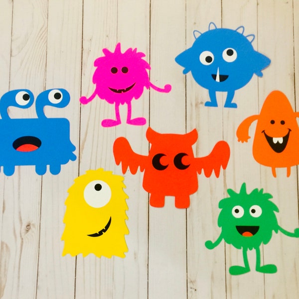 Monster Cutouts - Etsy