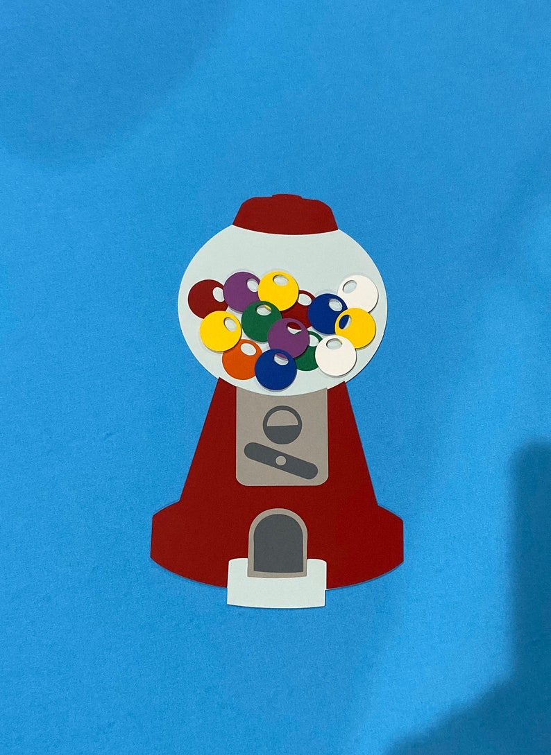 Gumball Machine Cutouts Die Cuts | Etsy