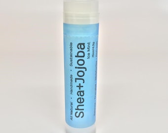 Shea Butter & Jojoba Lip Balm-Ice Mint