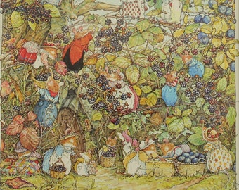 Brambly Hedge, Children's Toys, Babies, Mouse, Mice, 1999 Vintage