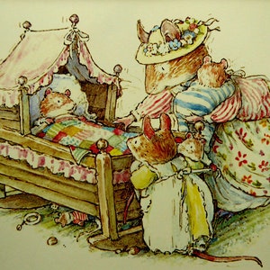 Seto Brambly BEDTIME- 10&quot; x 8&quot; Montaje doble Listo para colocar en el marco