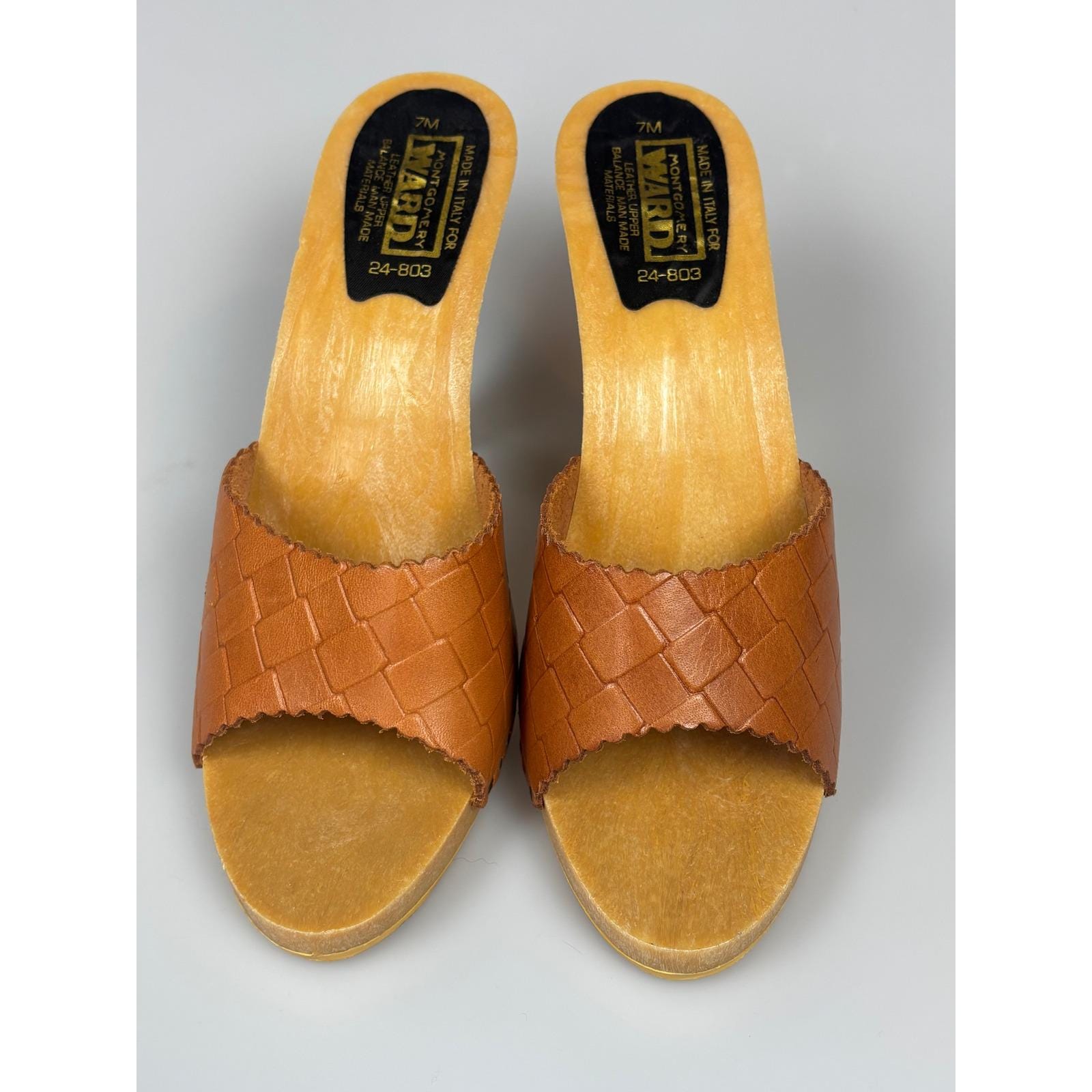 Wood Heel Mules - Etsy