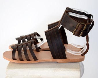 Movie and Theater gladiator sandals, Gladiator Men Sandals, Greek men sandals, Genuine Leather sandals, Handmade Sparta Sandals 2020
