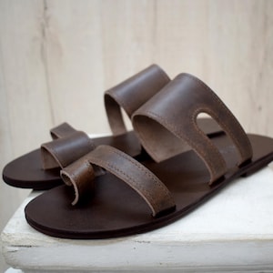Greek Leather Sandals for men