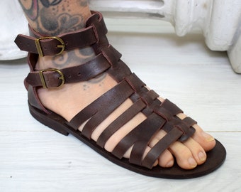 Men's Greek Handmade Leather Sandals
