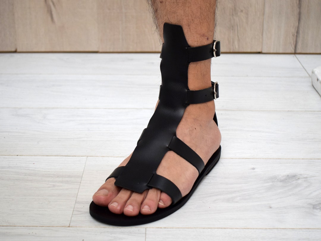 Custom Sole With a Total Height of 4 Cm. Men Sandals With High Quality ...
