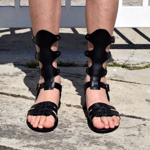 LEONIDAS Sandals Gladiator Men Sandals Movie and Theater - Etsy