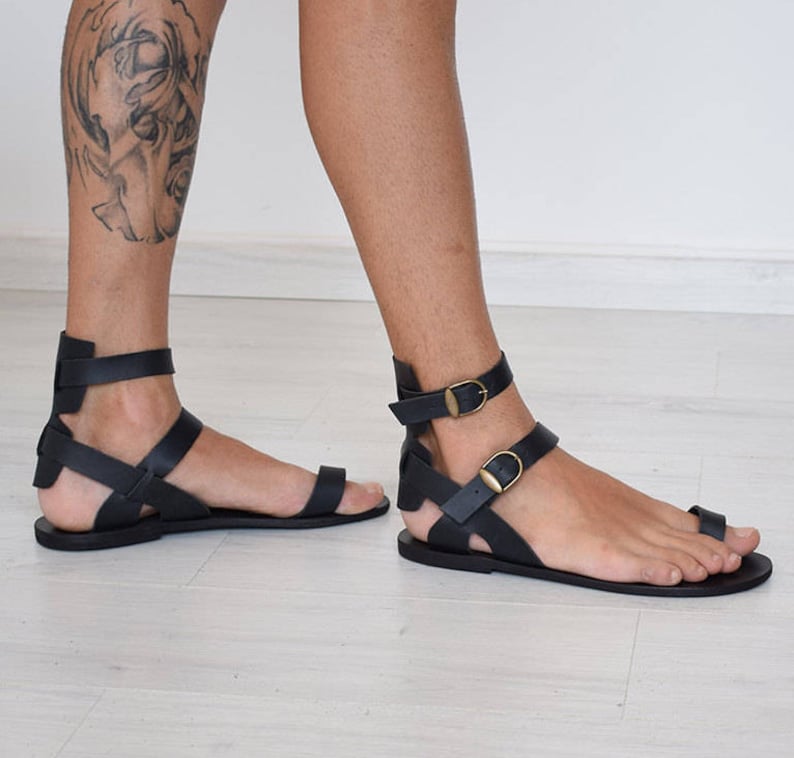 Handmade Sandals Greek leather sandals Men Flip Flops Men | Etsy