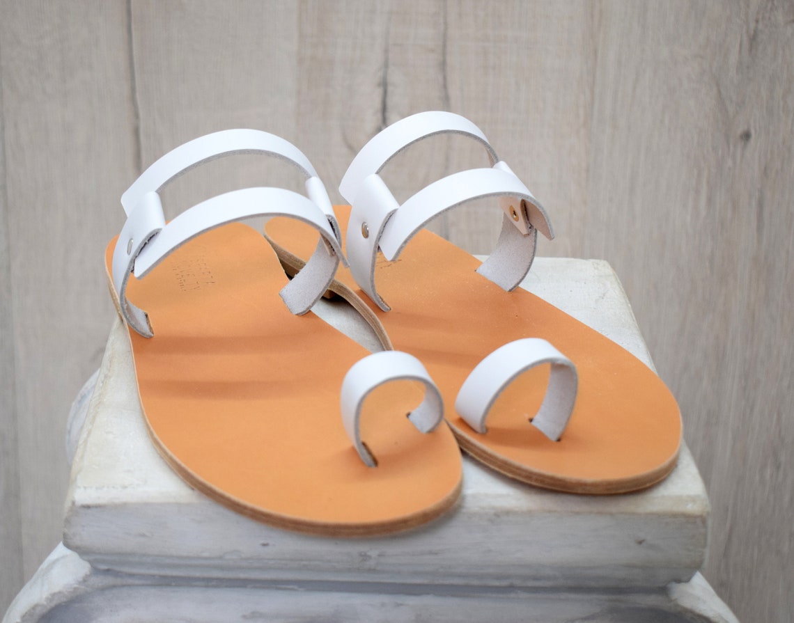 Men's Greek Leather Sandals | Etsy